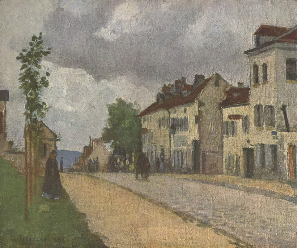 Camille Pissarro. Street in PONTOISE