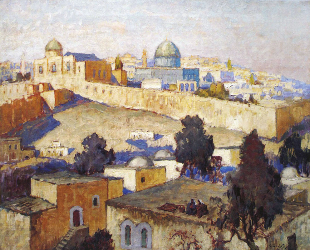 Konstantin Ivanovich Gorbatov. Jerusalem. 1935