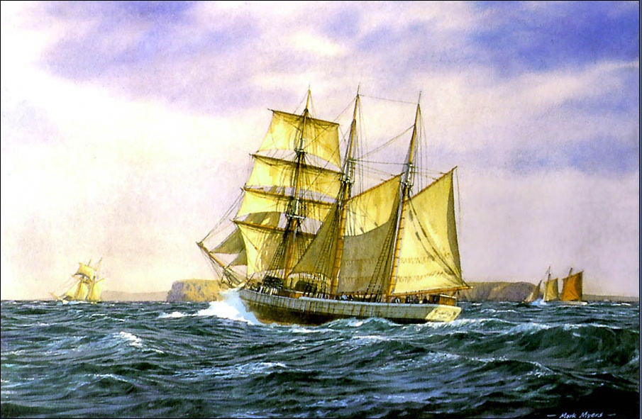 Mark Myers. Sailing ship 5