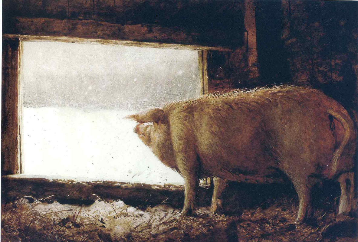 Jamie Wyeth. Winter