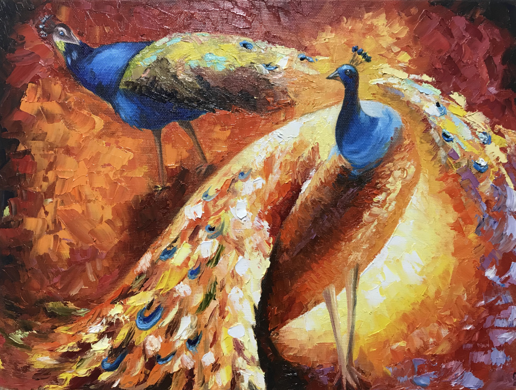 Svetlana Arkhipova. Royal peacocks