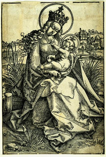 Hans Baldung. The Madonna and child