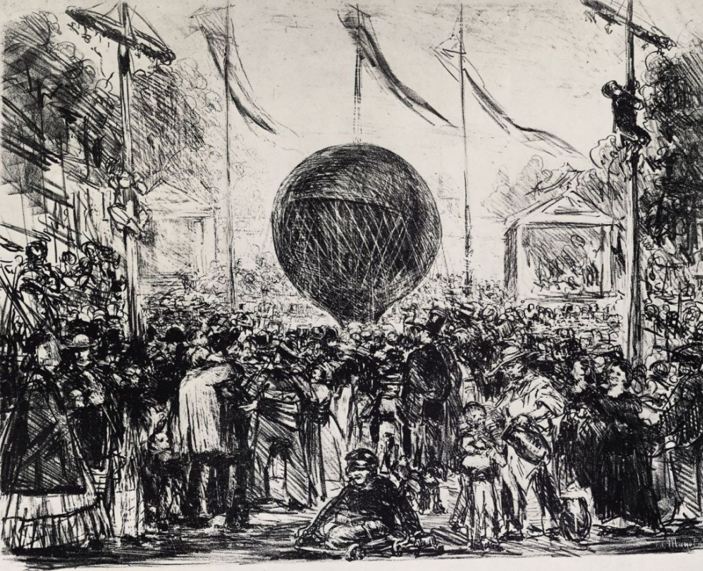 Edouard Manet. Balloon
