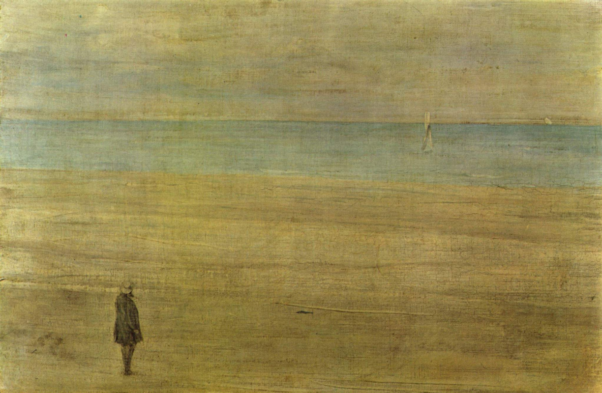 James Abbot McNeill Whistler. Harmony in blue and silver: Trouville