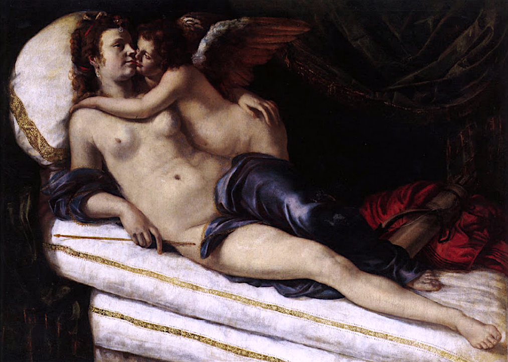 Artemisia Gentileschi. Venus and Cupid