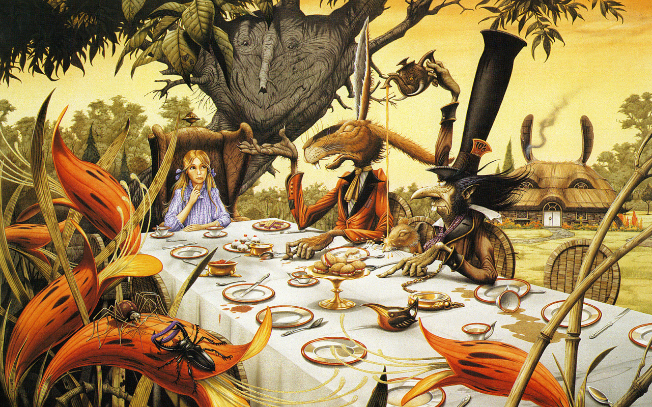 Rodney Matthews. Tea Party