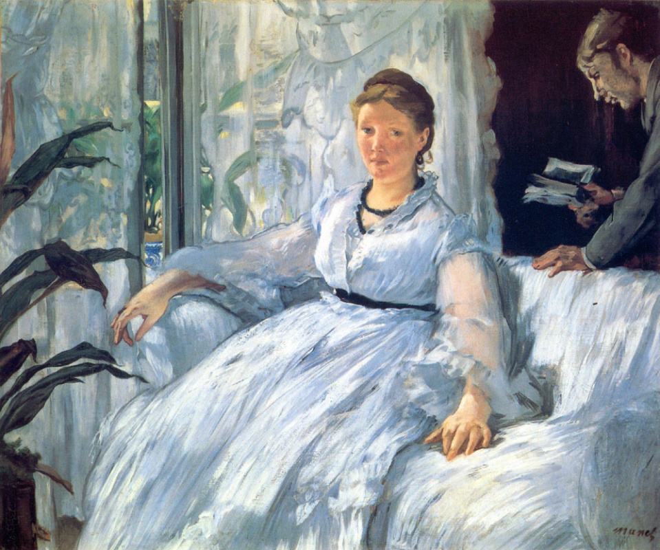 Edouard Manet. Reading (Mme Manet)