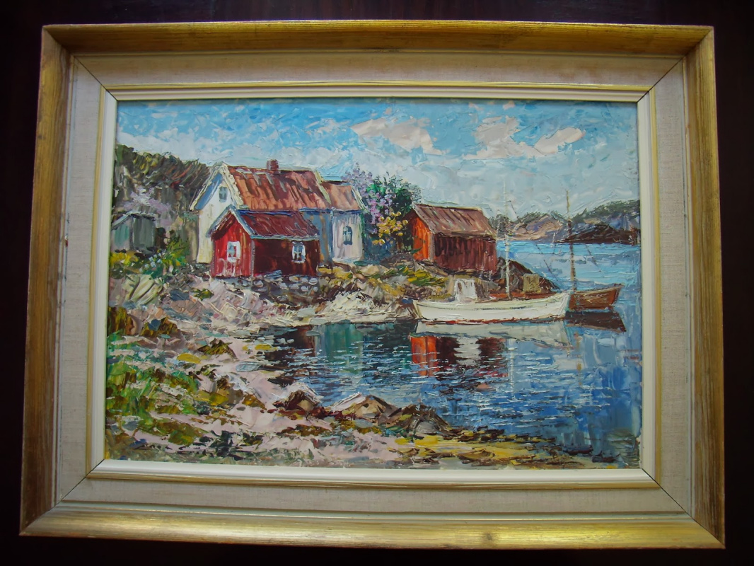 Невідомий художник. Пейзажи Норвегии.