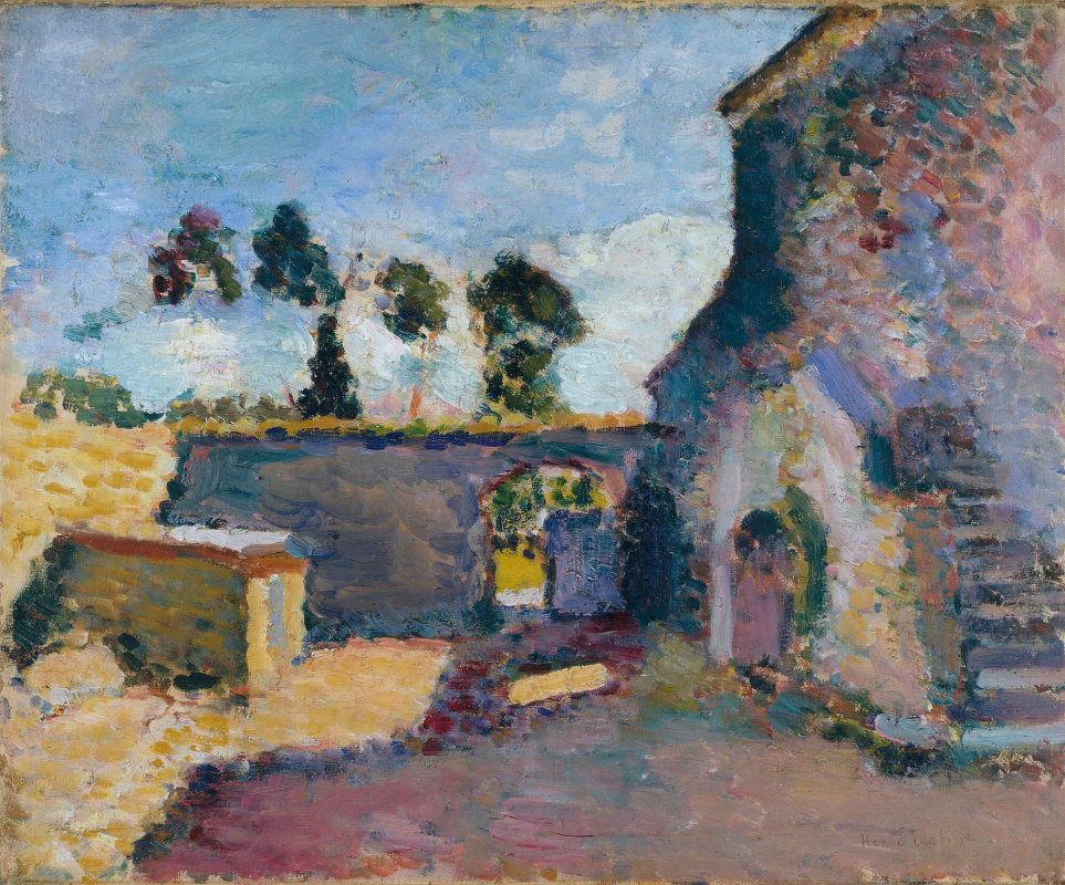 Henri Matisse. Mill yard in Ajaccio (Old mill, Corsica)