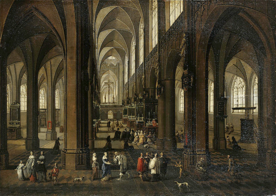 Peter Jr. Franken Frans III. Interior of Antwerp Cathedral