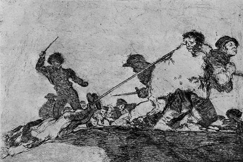 Francisco Goya. The series "disasters of war", page 29: He deserved it