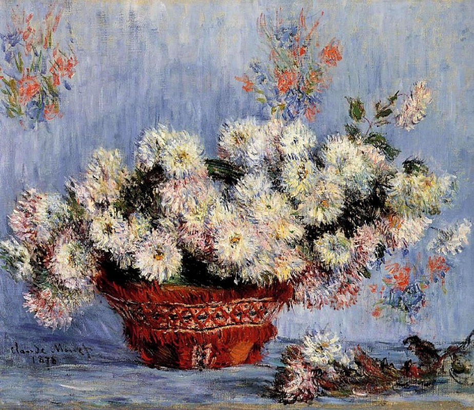 Claude Monet. Chrysanthemum