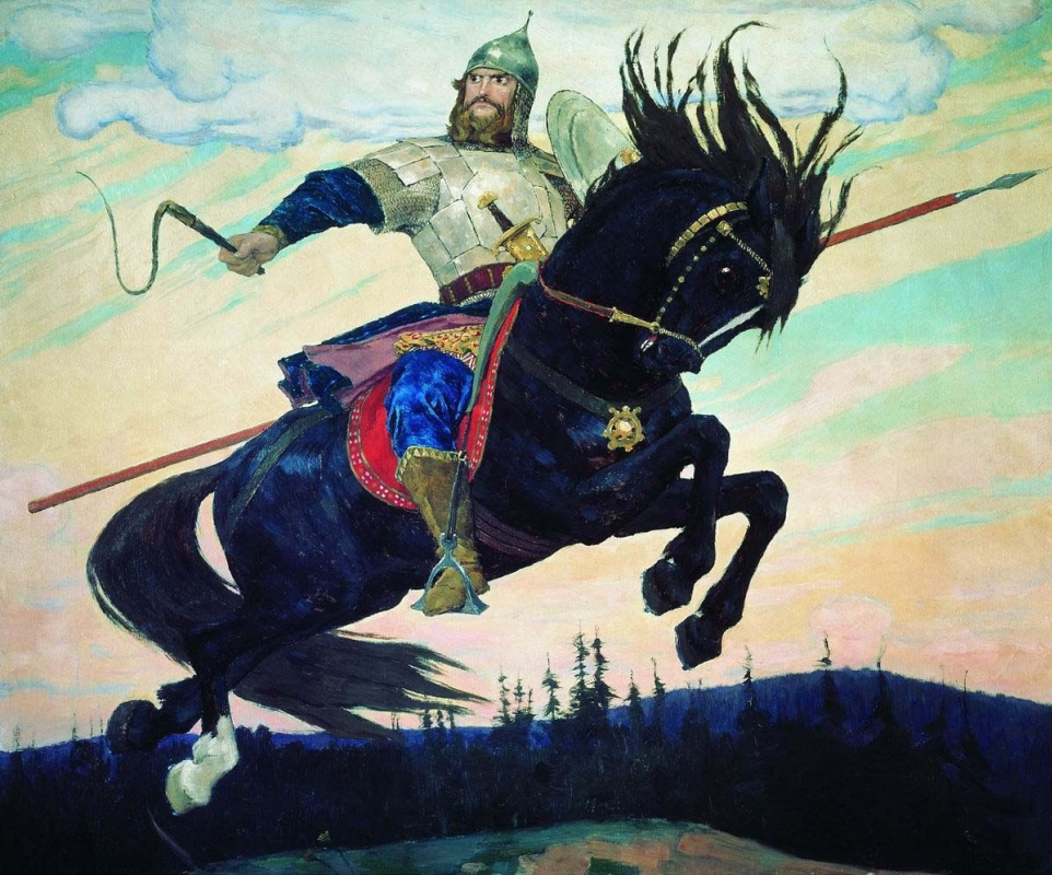 Viktor Vasnetsov. Heroic gallop