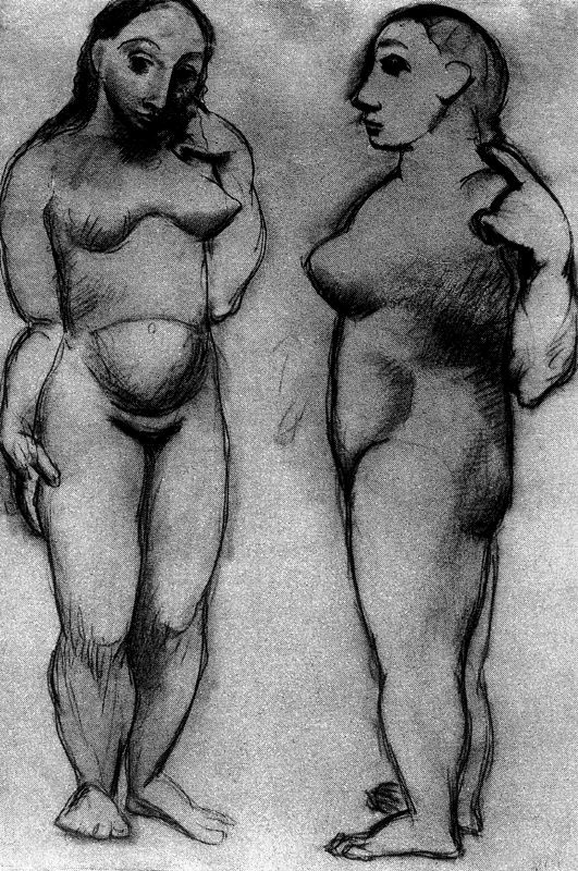 Pablo Picasso. Two African women