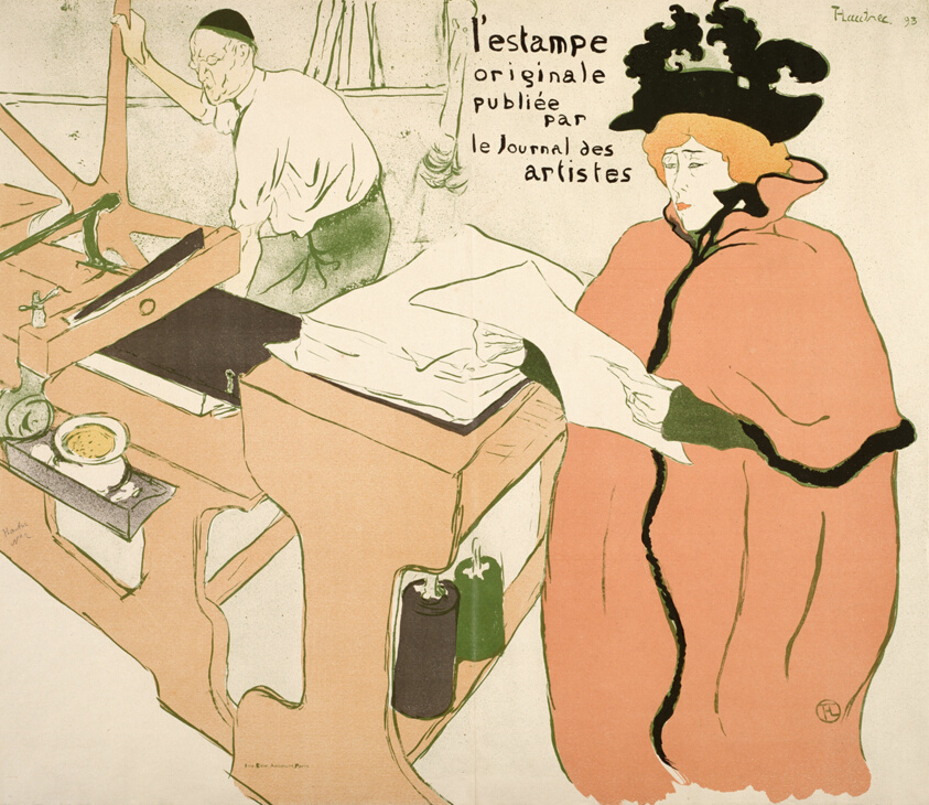 Henri de Toulouse-Lautrec. Cover of "the Original print"