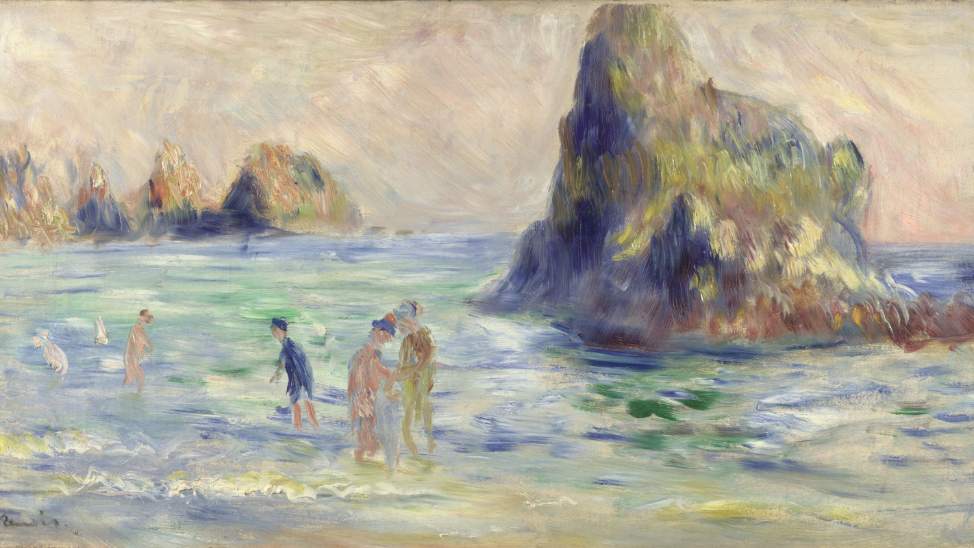 Pierre-Auguste Renoir. Rocks in Guernsey