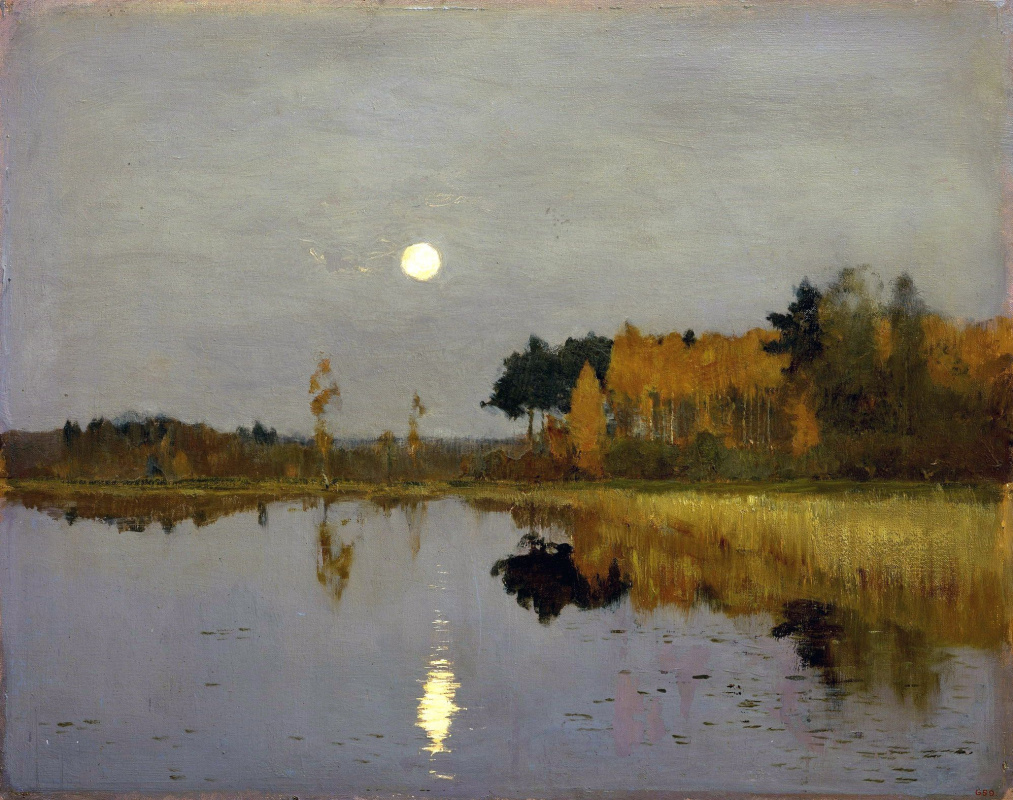 Isaac Levitan. Twilight. The moon