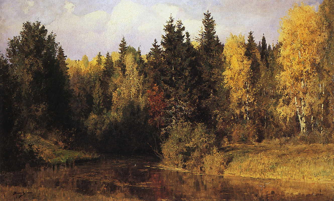 Vasily Polenov. Autumn in Abramtsevo