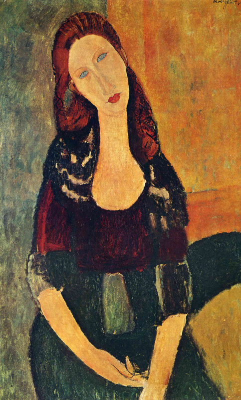 Amedeo Modigliani. Portrait Of Jeanne Hebuterne