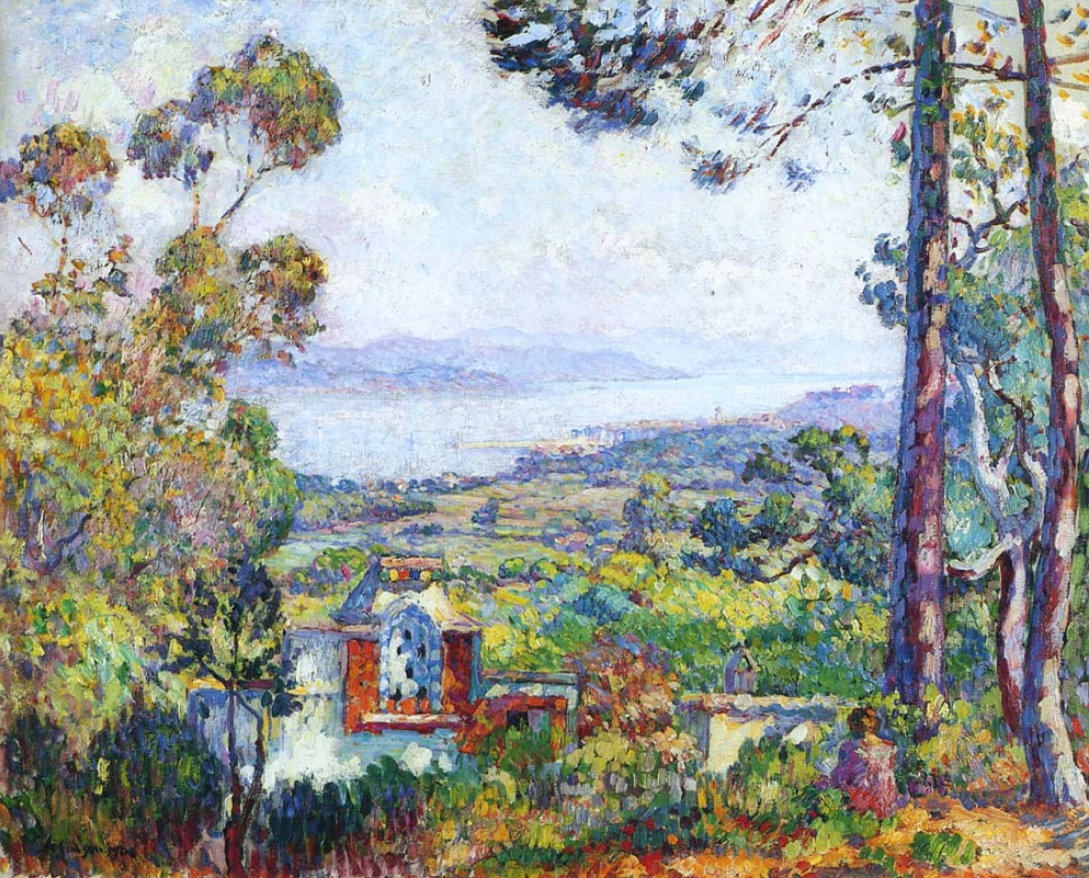Henri Lebasque. View Of Saint-Tropez