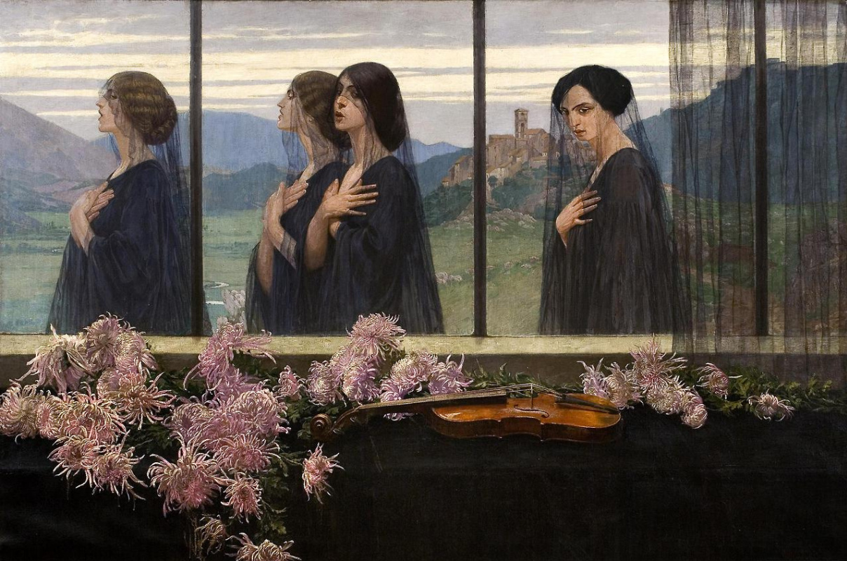 Edward Okun. Four strings violin