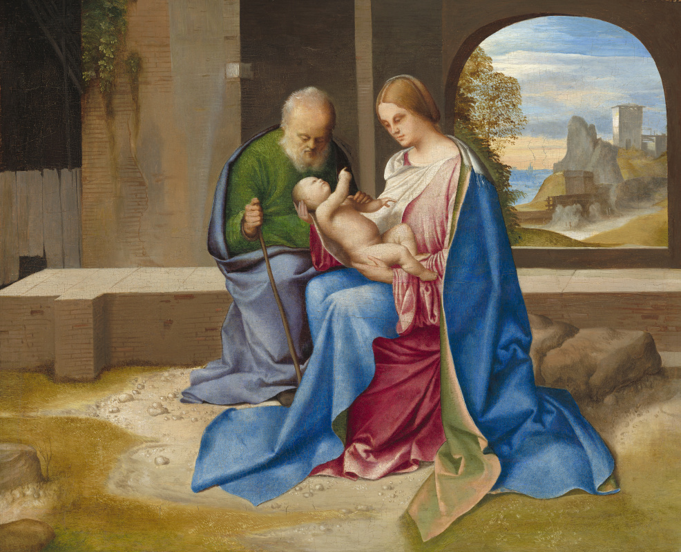Giorgione. Holy family