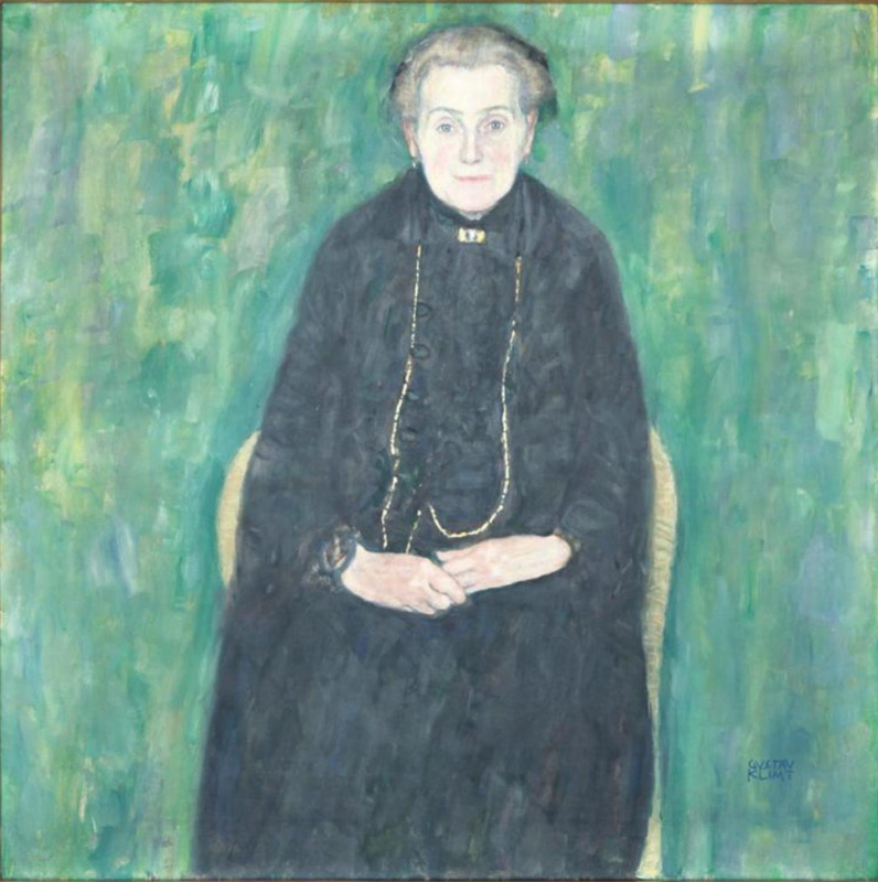 Gustav Klimt. Portrait of Barbara Flöge (mother of Emilie Flöge)