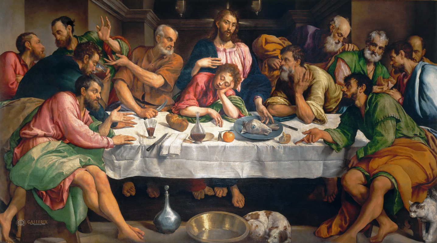 Jacopo da Ponte Bassano. Last supper