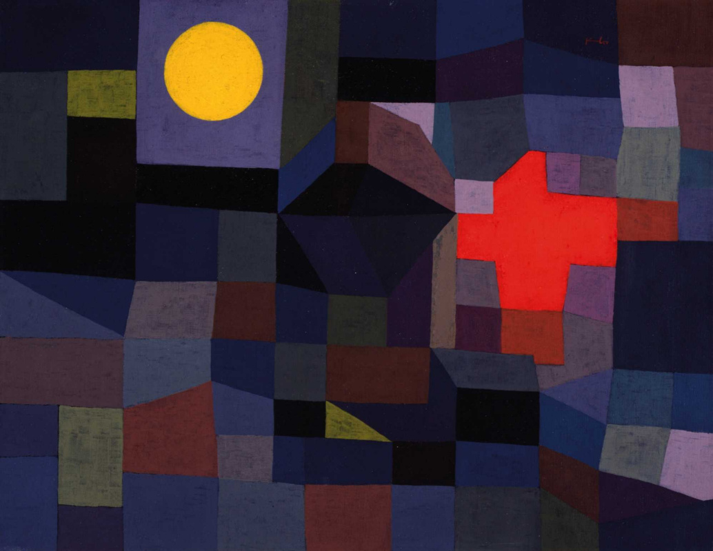 Paul Klee. Fire and the full moon