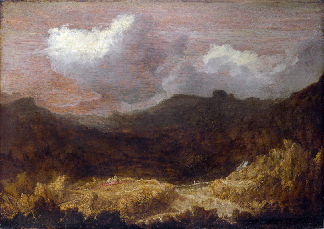 Hercules Segers. Mountain landscape