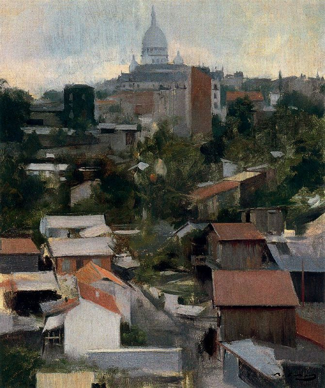 Ramon Casas i Carbó. Sacre Coeur, Montmartre