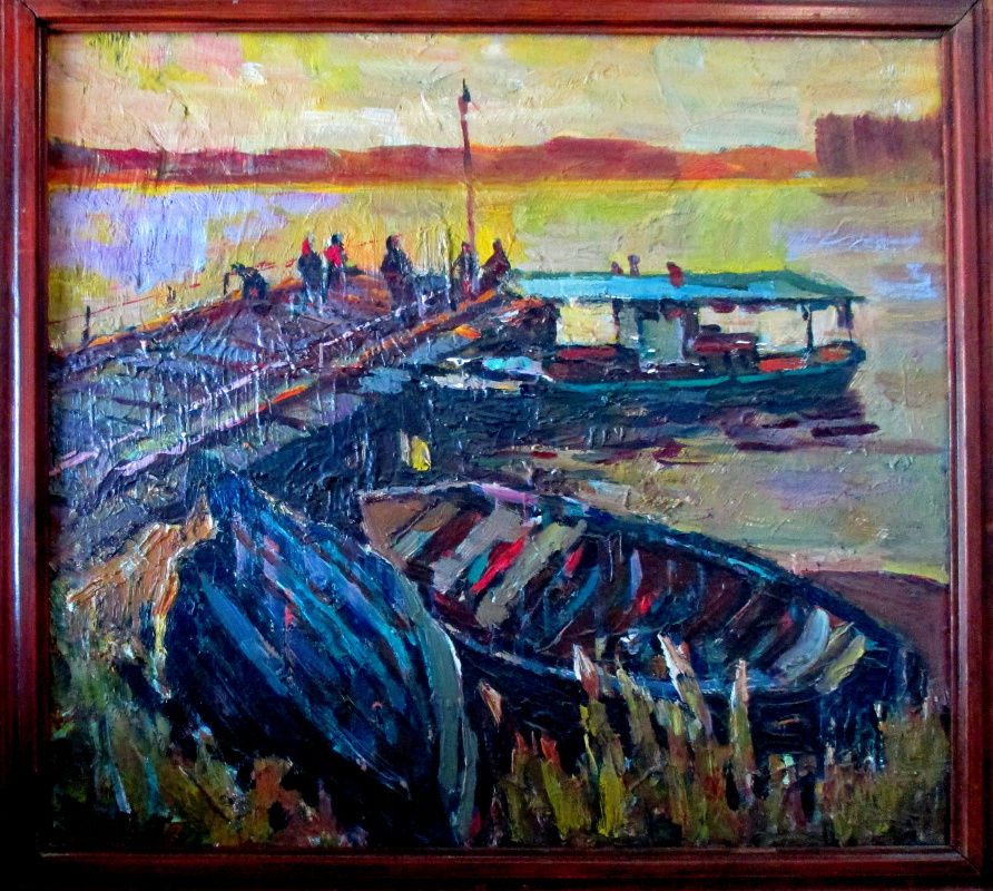 Petr Filippovich Alberti. Fishing boats