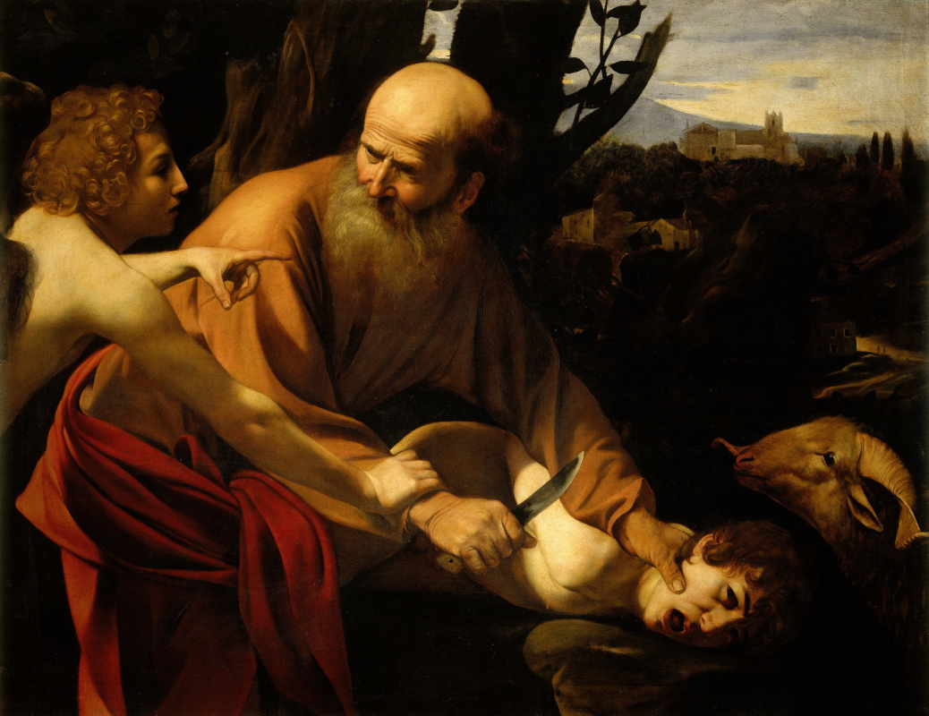 Michelangelo Merisi de Caravaggio. El sacrificio de Isaac
