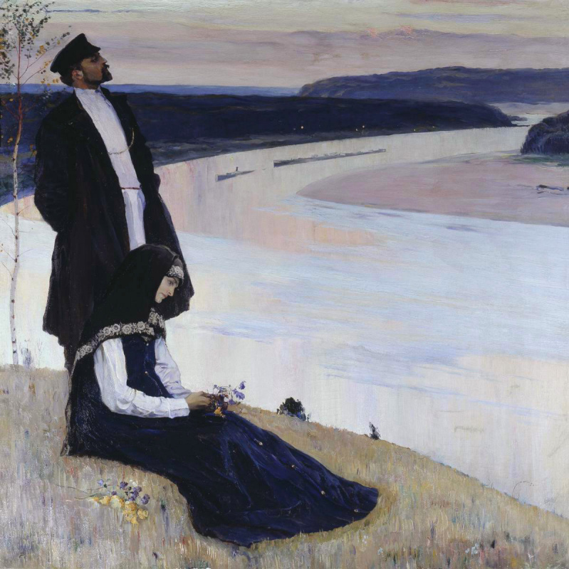 Mikhail Vasilyevich Nesterov. Jenseits der Wolga