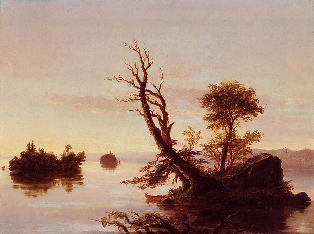 Thomas Cole. American lake