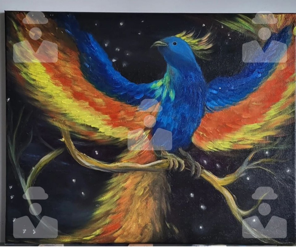Tetiana Pavlovna Antoshevska. "Phoenix Bird"