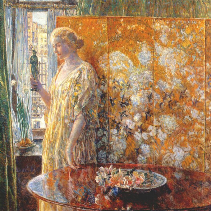 Childe Hassam. Tanagra: The Builders, New York