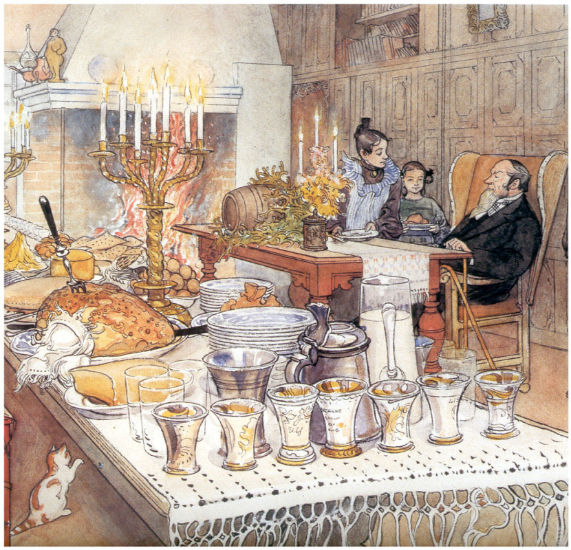 Carl Larsson. Christmas Eve