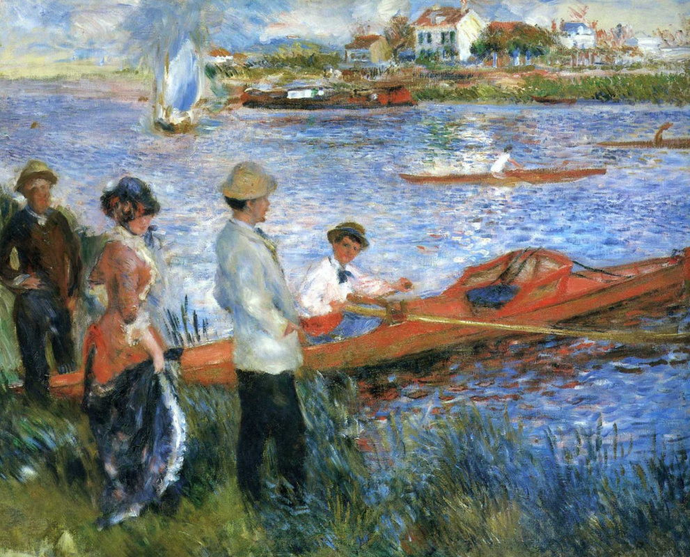 Pierre-Auguste Renoir. Rowers at Chatou