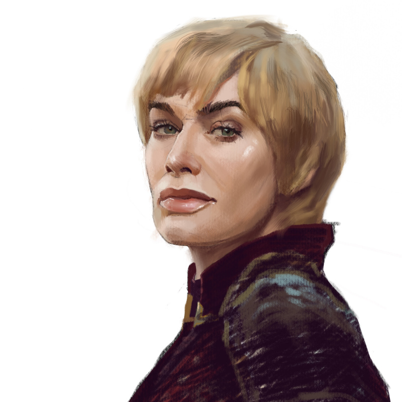 Faith Moore. Portraits of characters from the Game of Thrones