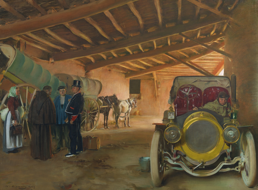 Ramon Casas i Carbó. Spanish garage