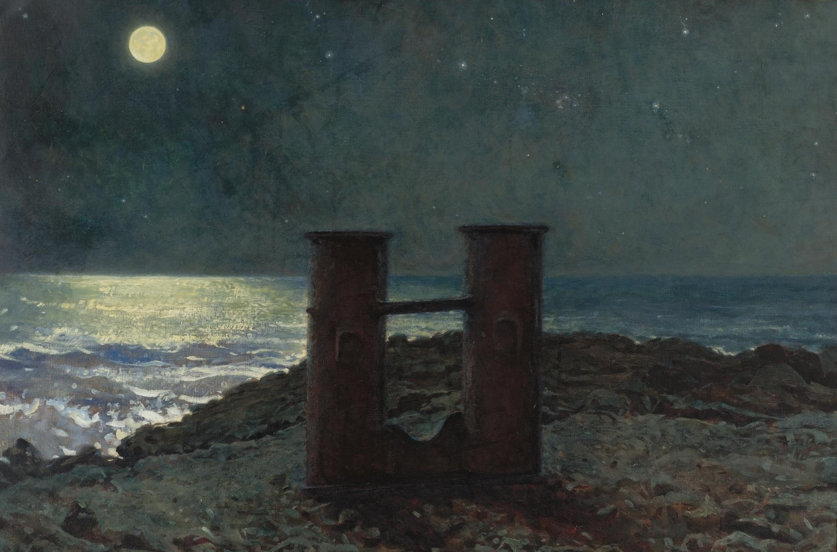 Jamie Wyeth. Moonlit night