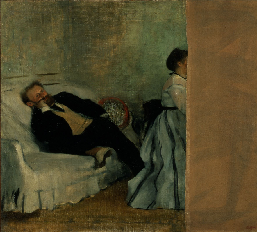 Edgar Degas. Monsieur and Madame Manet