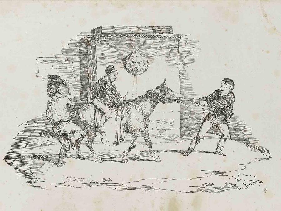 Théodore Géricault. Children with a donkey