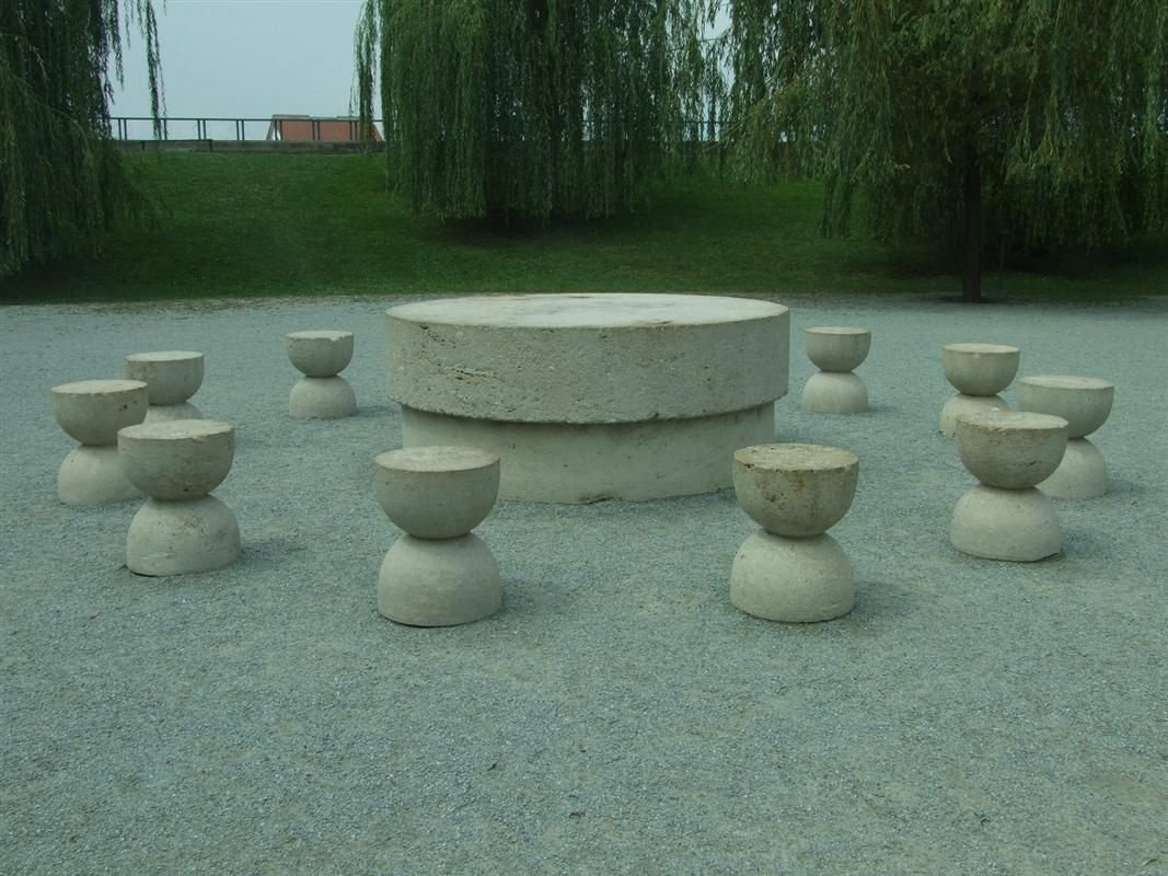 Constantine Brancusi. The table of silence.