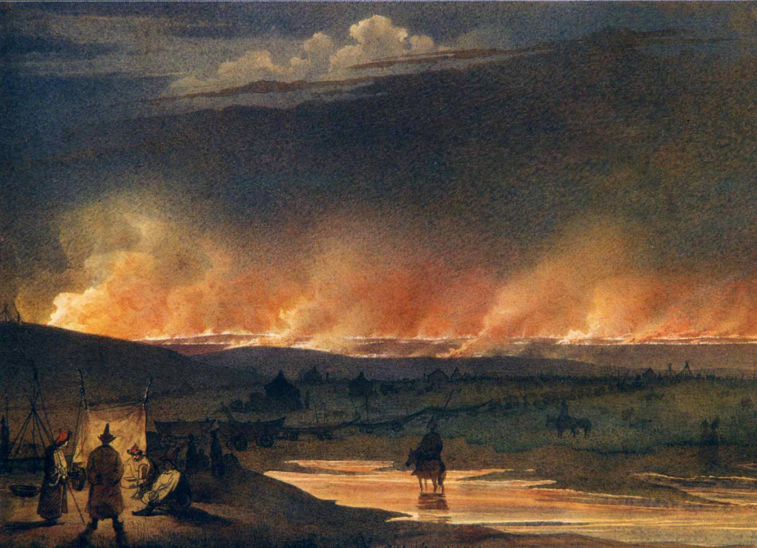 Taras Grigorievich Shevchenko. Fire in the steppe