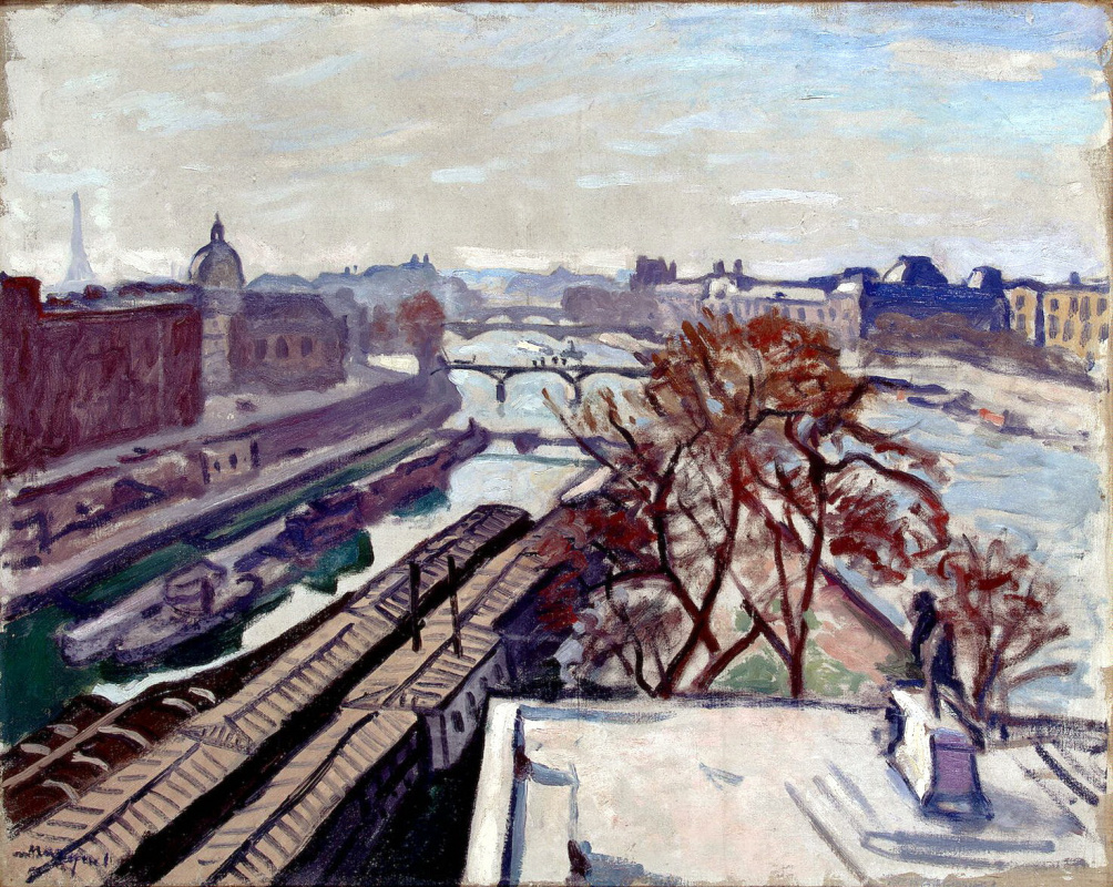 Albert Marquet. Views of the Seine and the monument to Henry IV