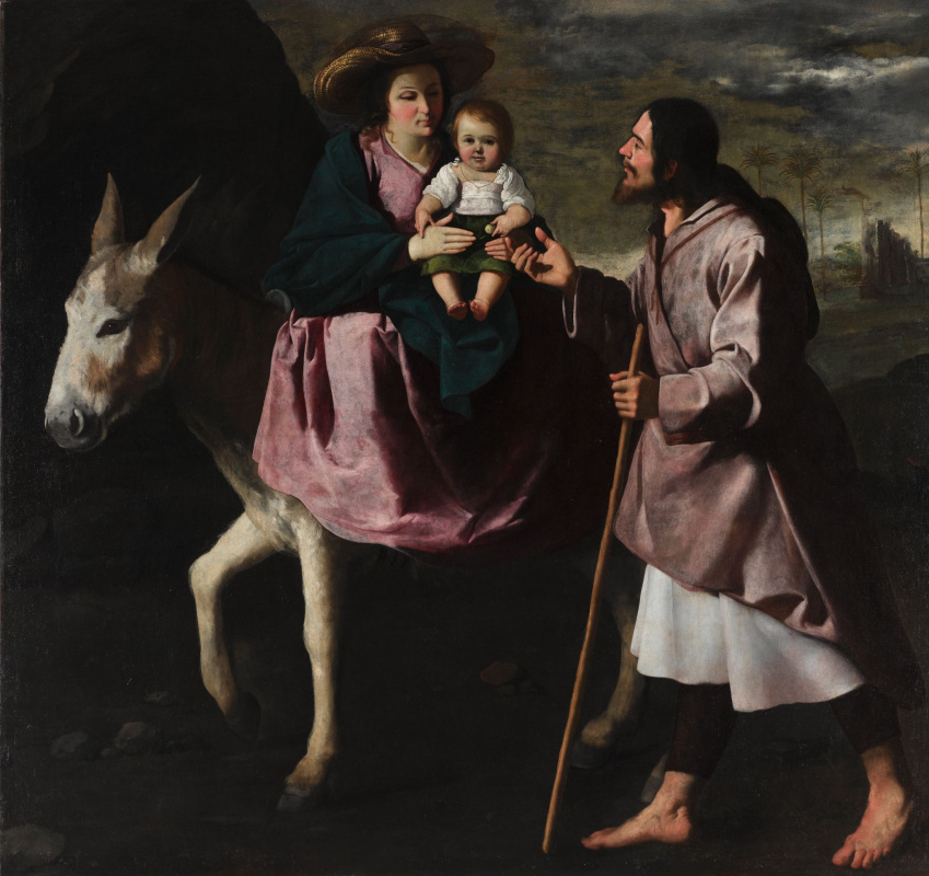 Francisco de Zurbaran. The flight into Egypt