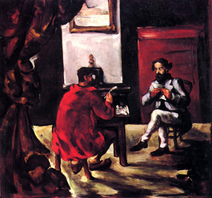 Paul Cezanne. Paul Alexis reading to Zola