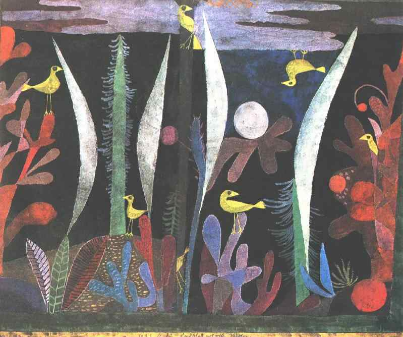 Paul Klee. Landscape with yellow birds